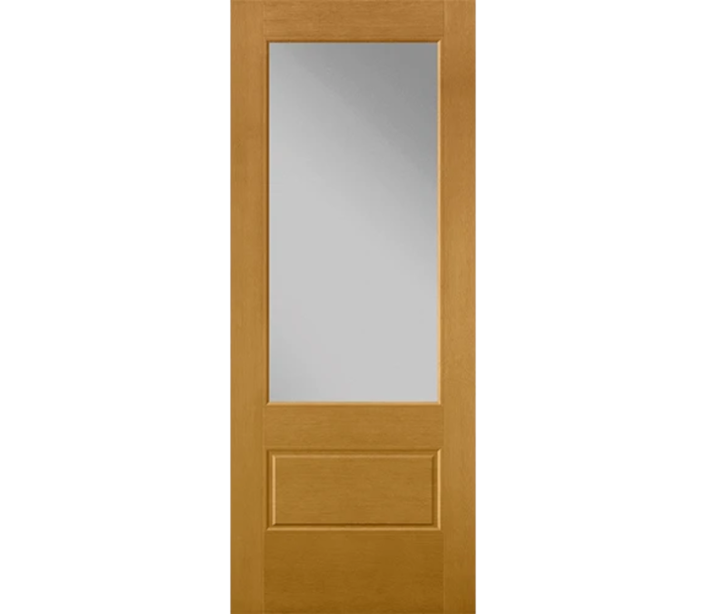 Paducah 3 Quaters Light Fiberglass Entry Door