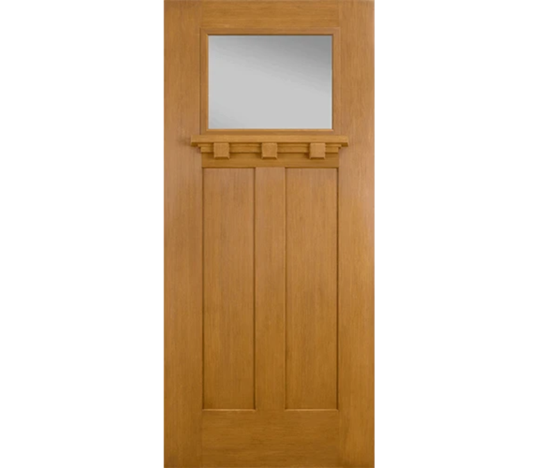 Paducah Craftsman Light Fiberglass Entry Door