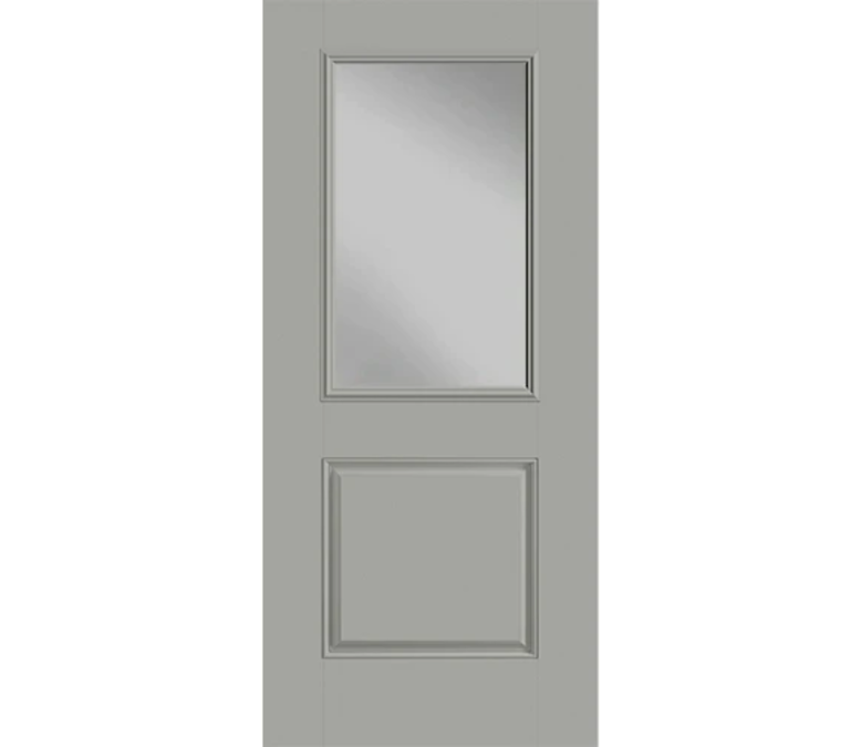 Paducah Half Light 1 Panel Fiberglass Entry Door