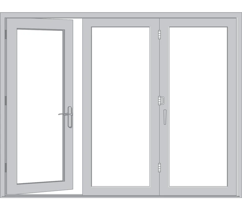 Paducah Pella Architect Reserve Series Contemporary Bifold Patio Door