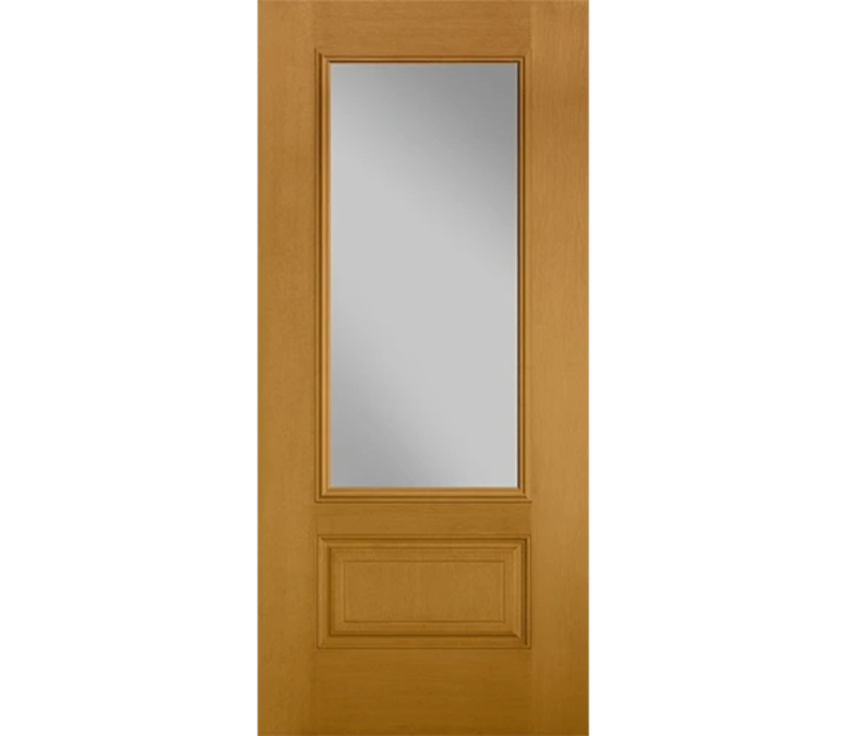 Paducah Three Quaters light Fiberglass Entry Door